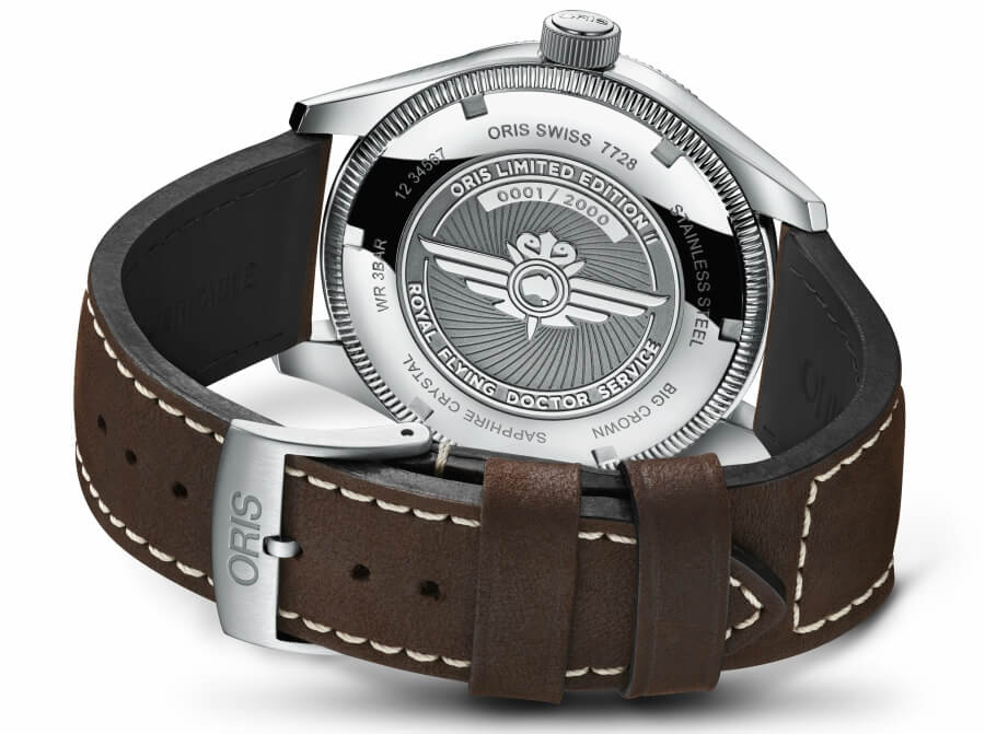 Oris Royal Flying Doctor caseback