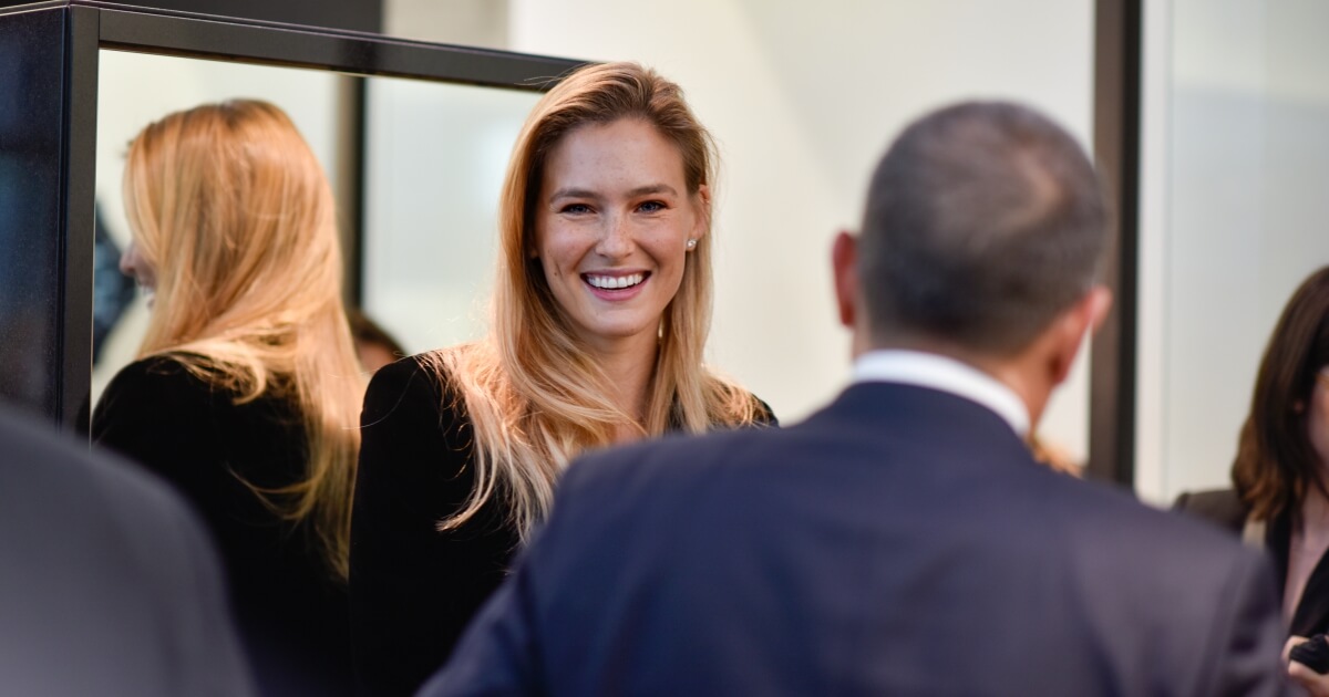 A Unique moment with BAR REFAELI to close a week long celebration of the International Women's Day