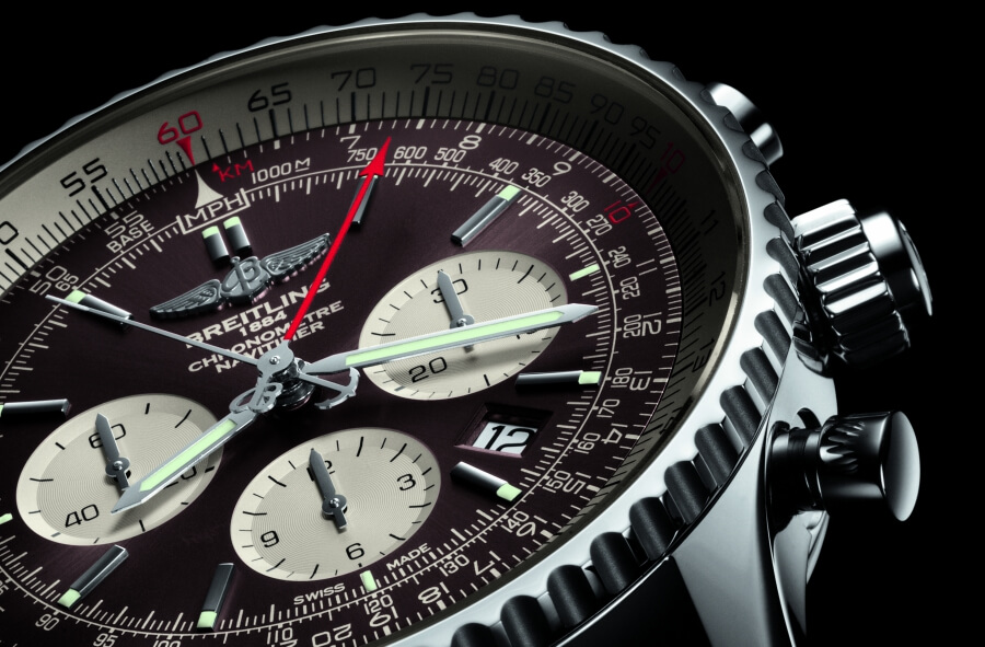 Breitling Navitamer Rattrapante Dial