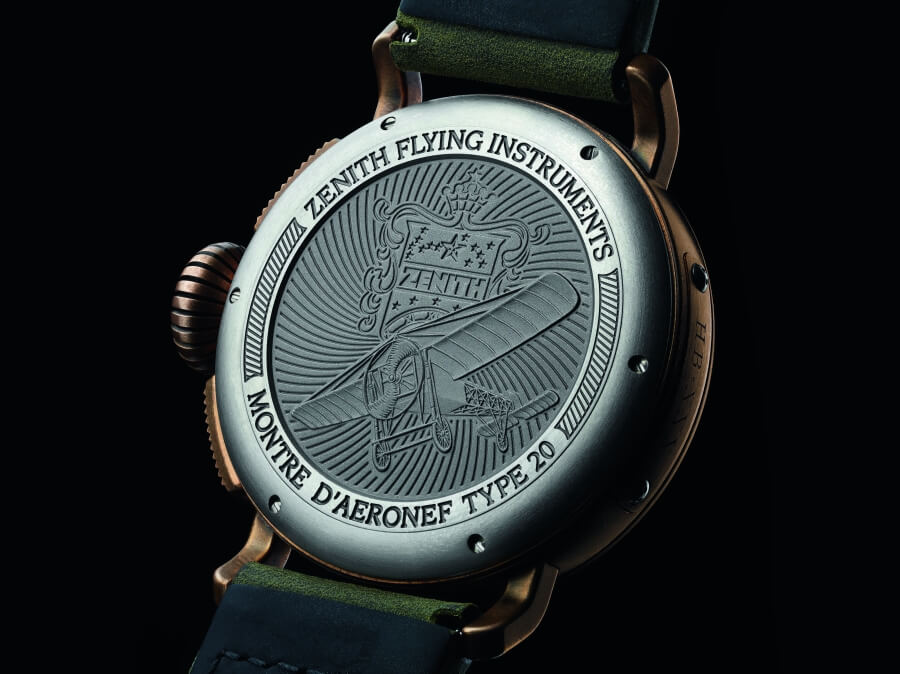 Zenith Pilot Caseback