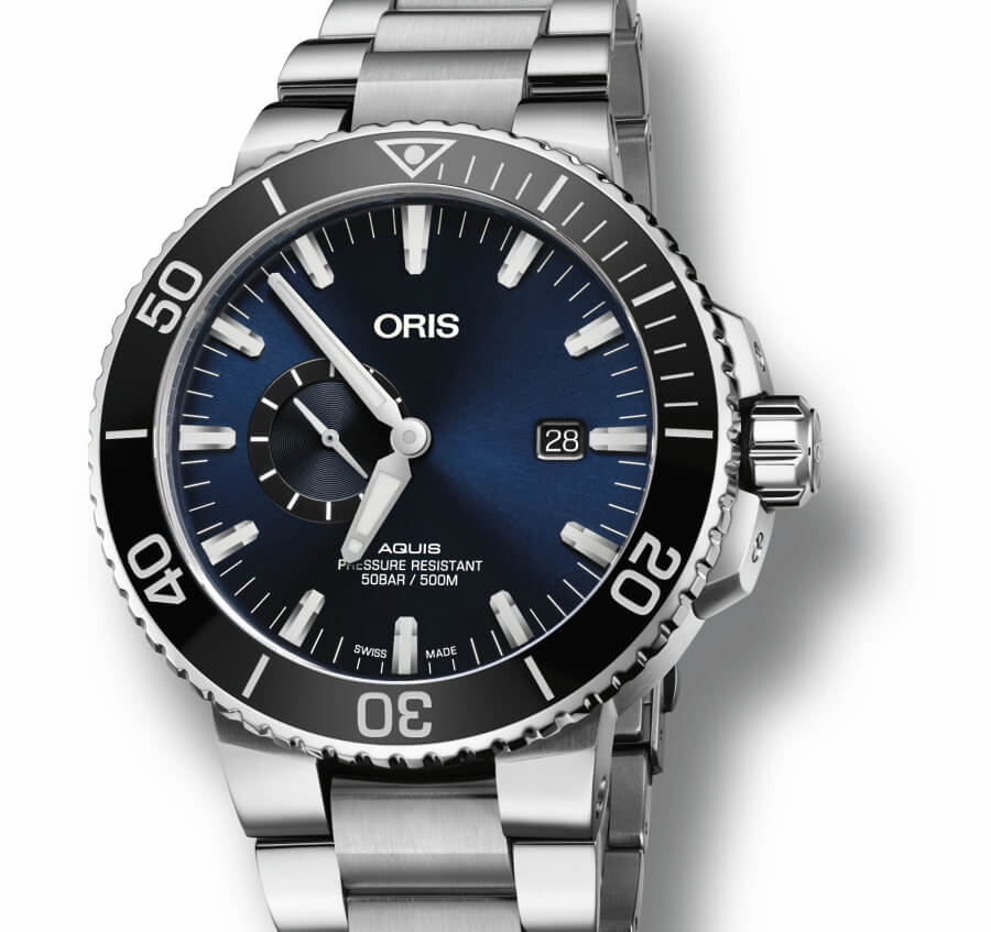 Oris Aquis Small Second, Date