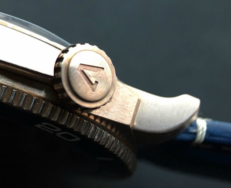 Anonimo Nautilo full Bronze & Blue crown