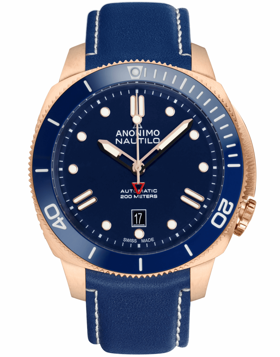 Anonimo Nautilo full Bronze & Blue