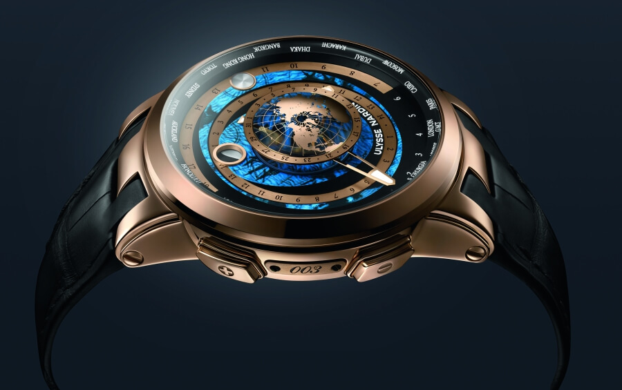 Ulysse Nardin Executive Moonstruck Worldtimer Rose Gold