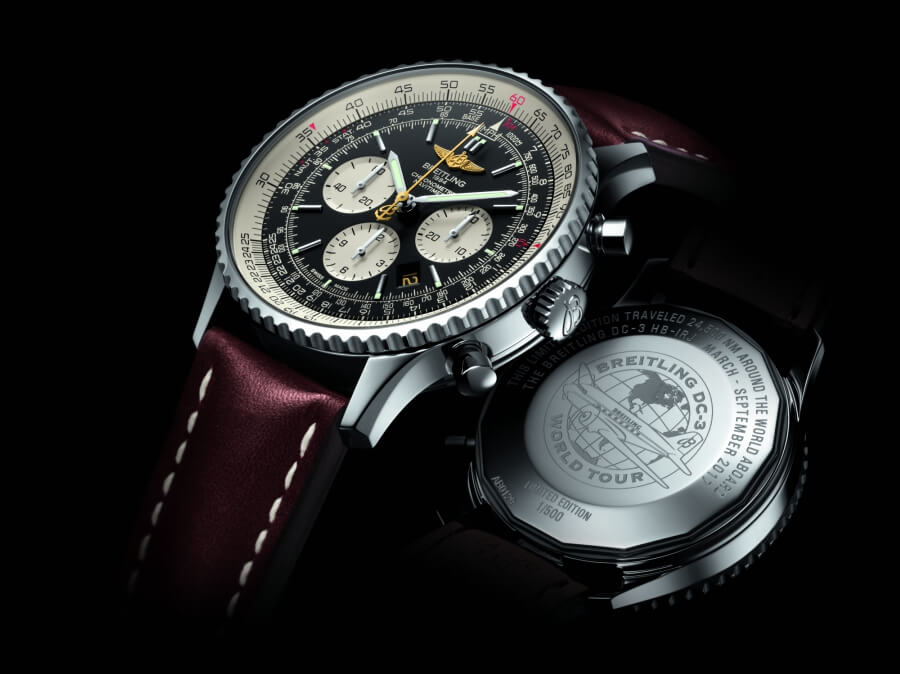 500 Navitimer "Breitling DC-3 World Tour" chronographs