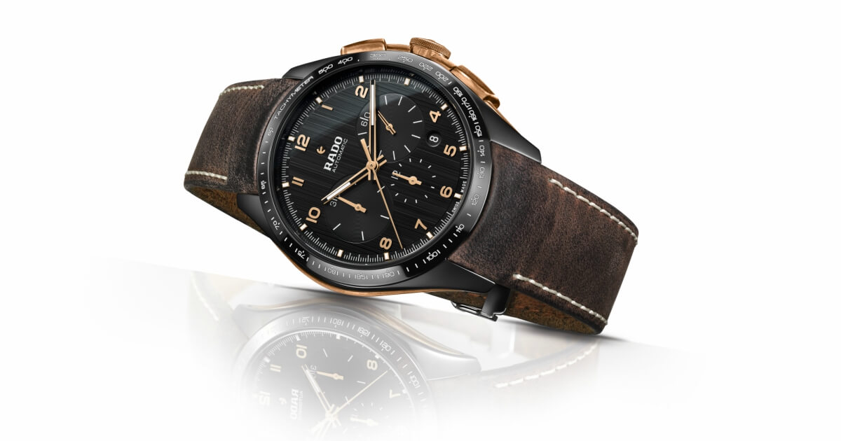 The New Rado Hyperchrome Chronograph In Bronze And High-Tech Ceramic
