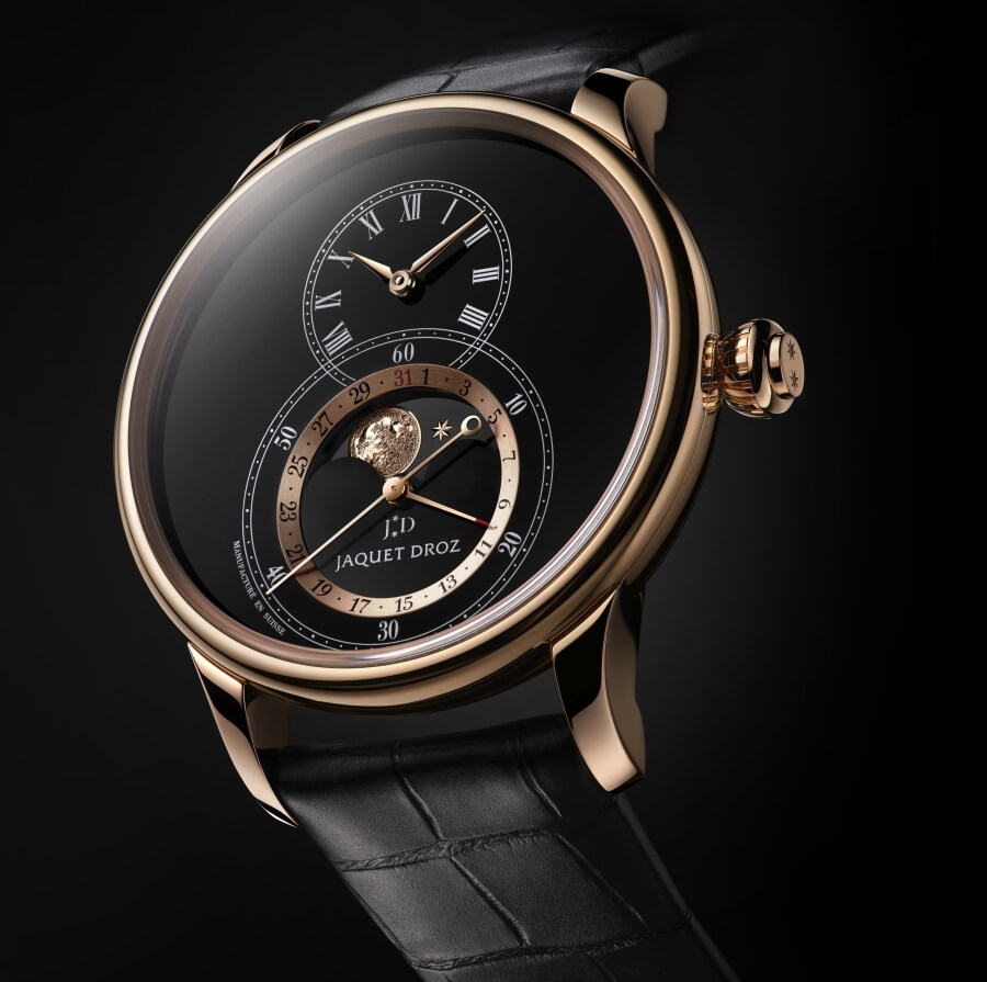 Jaquet Droz Grande Seconde Moon Black Enamel