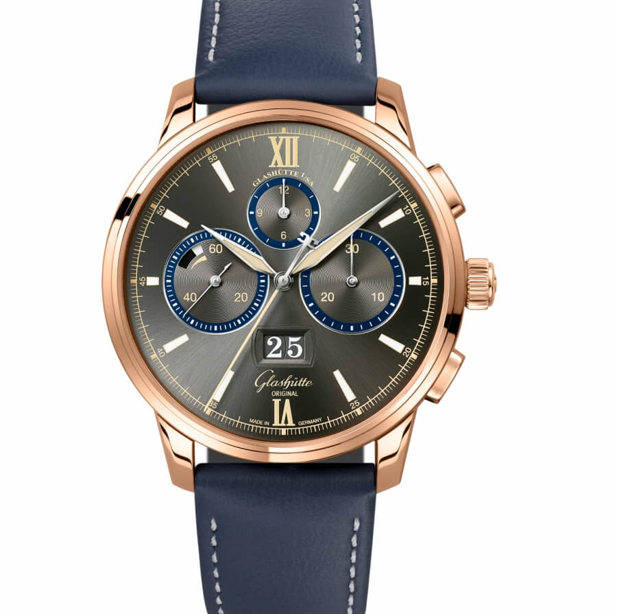 Glashutte Senator Chronograph "The Capital Edition" Red Gold