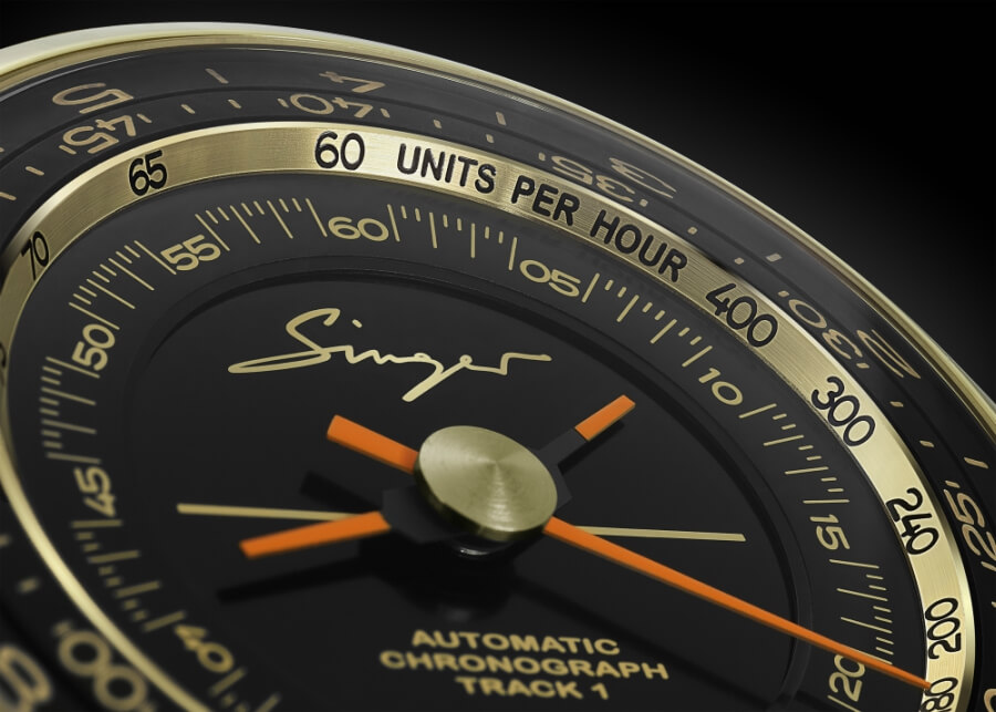Singer Track1 Geneva Edition Dial