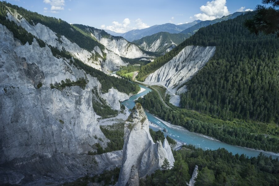 Oris and River Rhine
