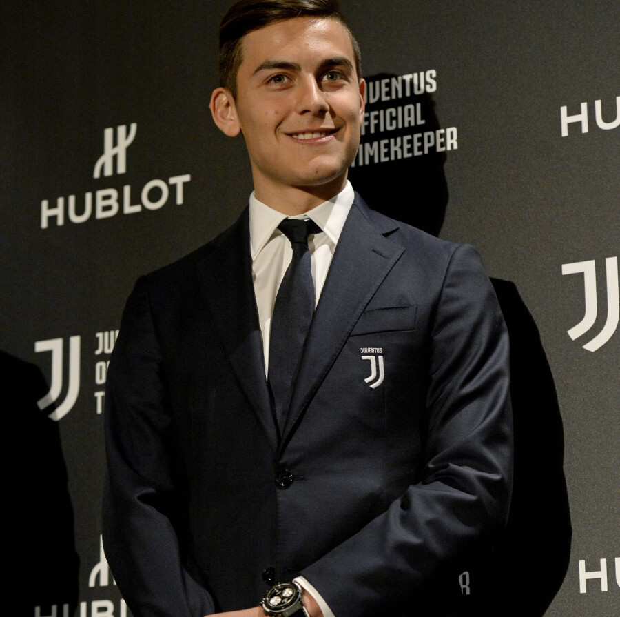 Dybala and The Hublot New Classic Fusion Chronograph Juventus