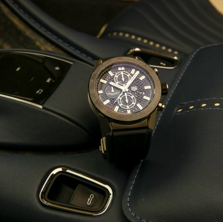 TAG Heuer Carrera Heuer 01 and Aston Martin