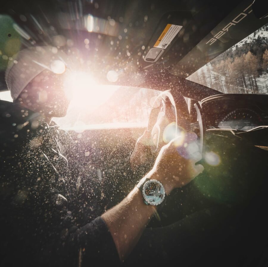 Roger Dubuis Driving Lamborghini