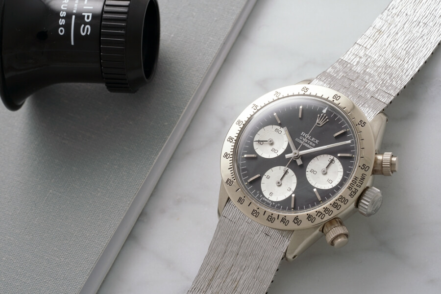 Rolex Cosmograph Daytona "The Unicorn" in 18 karat white gold, Reference 6265