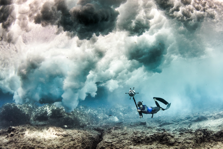 Free Diver Fred Buyle And His Watch