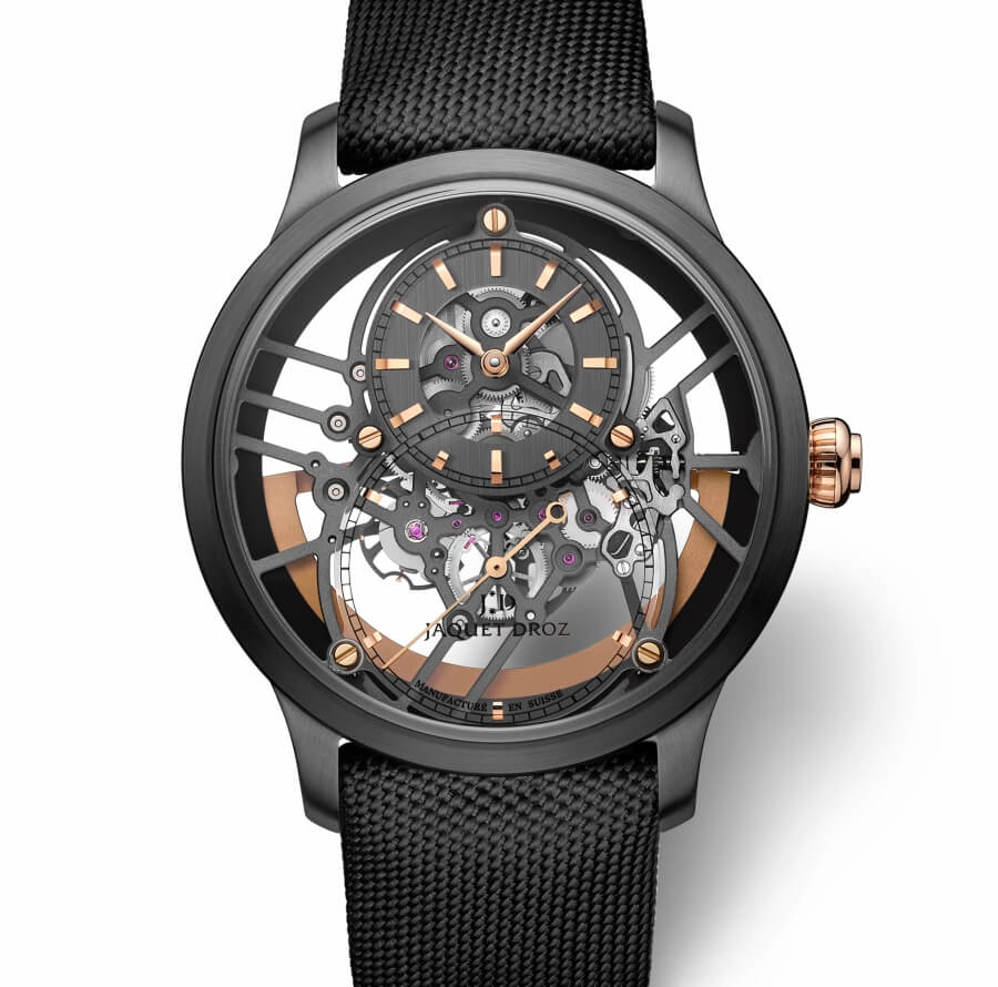 Jaquet Droz Grande Seconde Skelet-One Black Ceramic