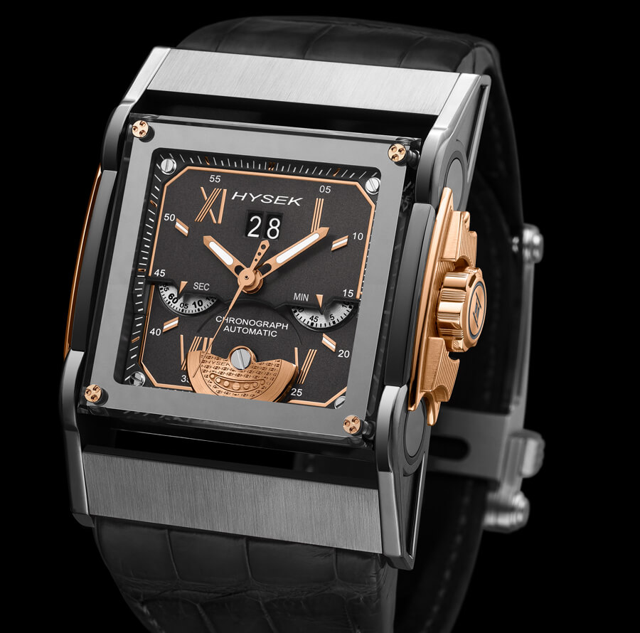 Hysek Chronograph Grande Date Watch