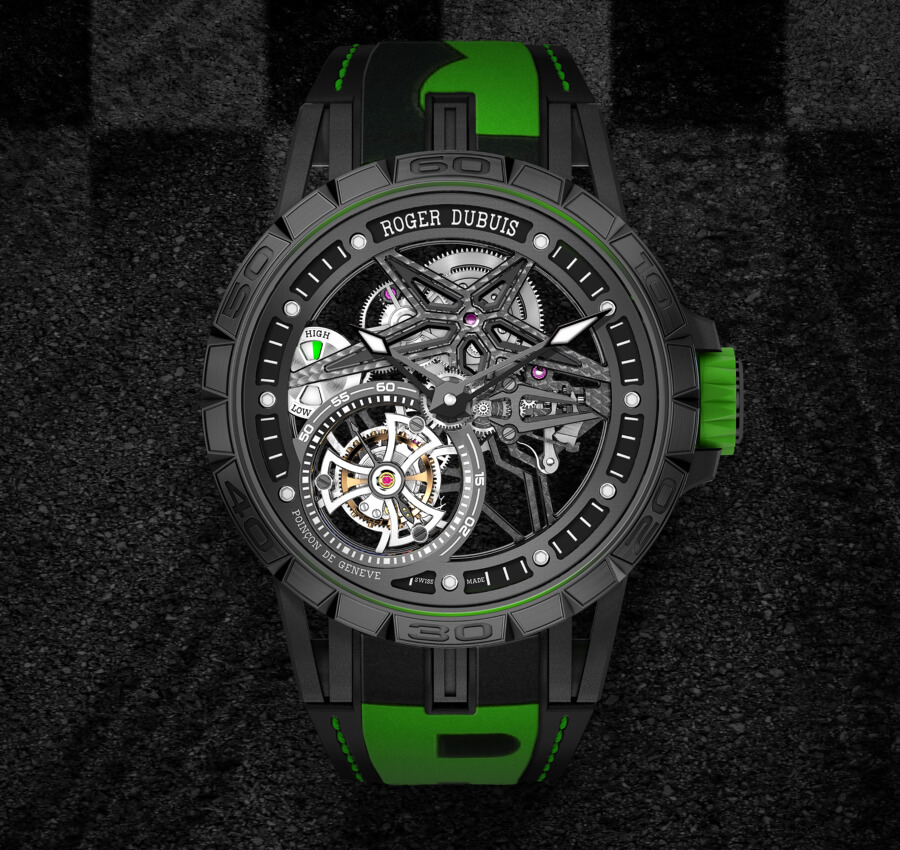The New Roger Dubuis Excalibur Spider Pirelli Single Flying Tourbillon
