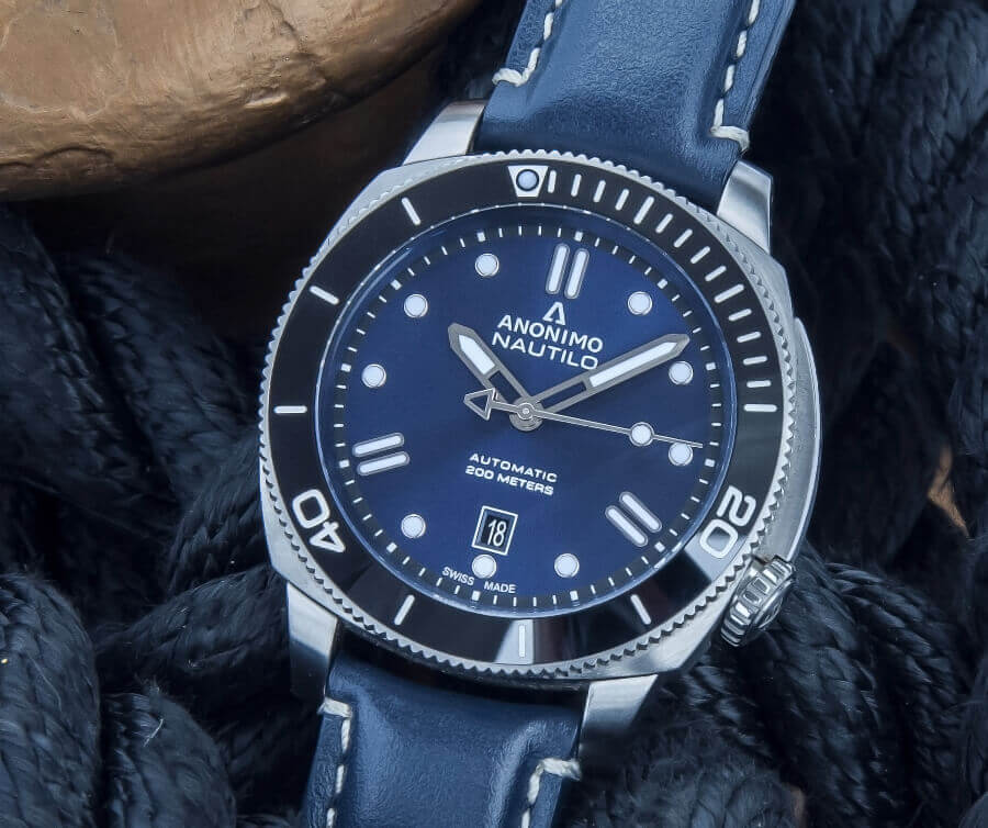 Anonimo Nautilo Blue Dial