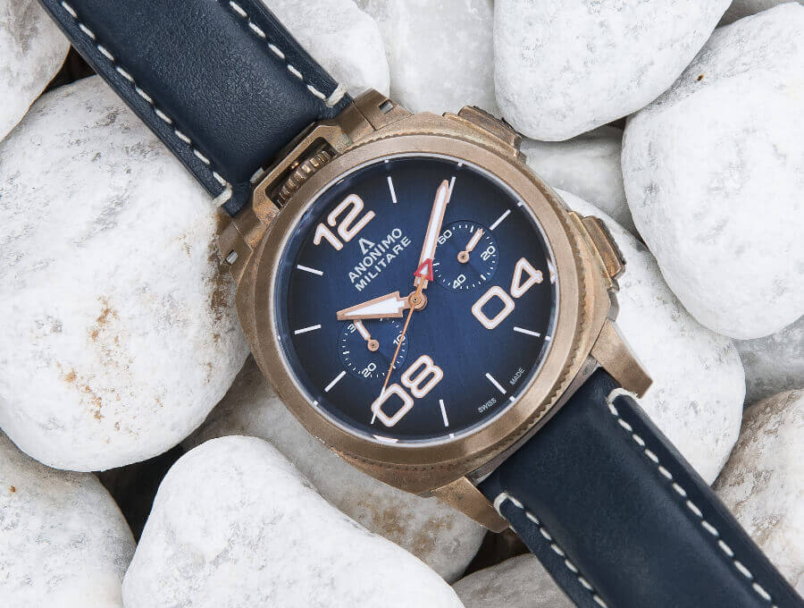 Anonimo Militare Blue Dial
