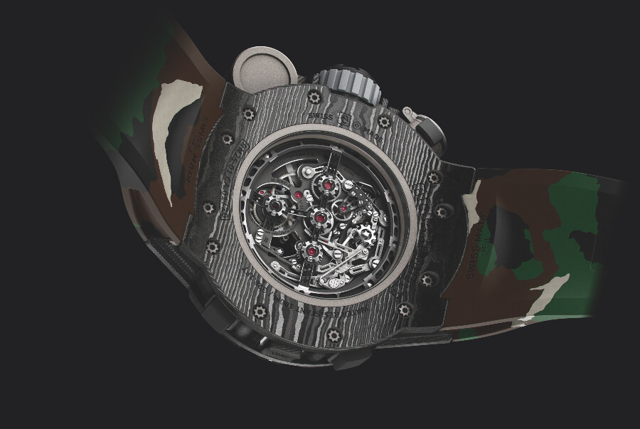 Richard Mille RM 25-01 Tourbillon Adventure Sylvester Stallone Movement