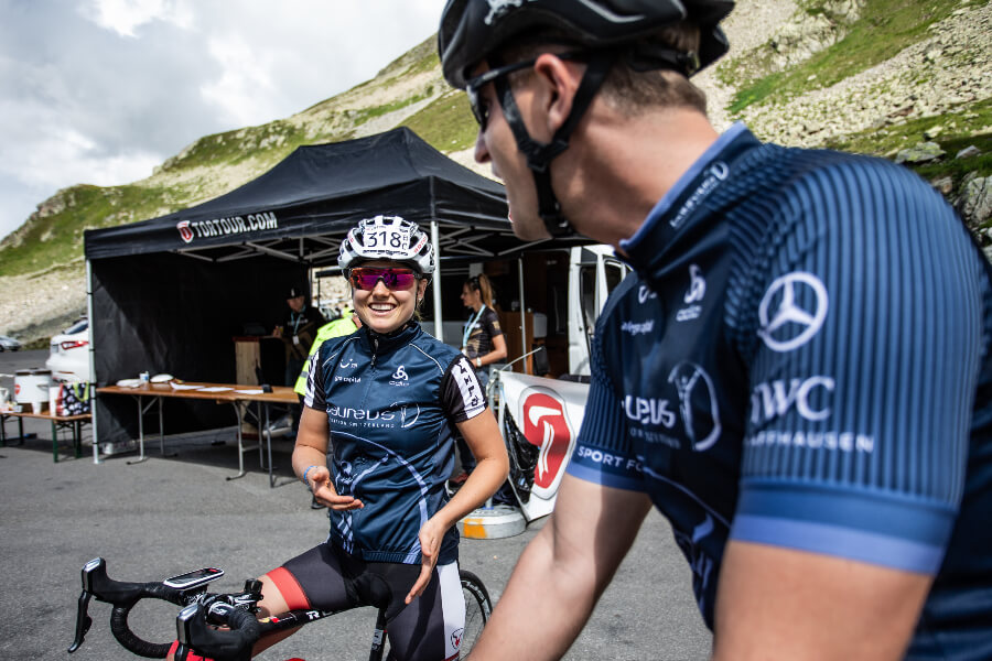 IWC CEO Christoph Grainger-Herr and Sofia Wiedenroth