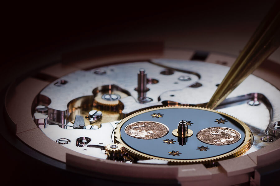 Jaquet Droz Grande Seconde Moon Movement