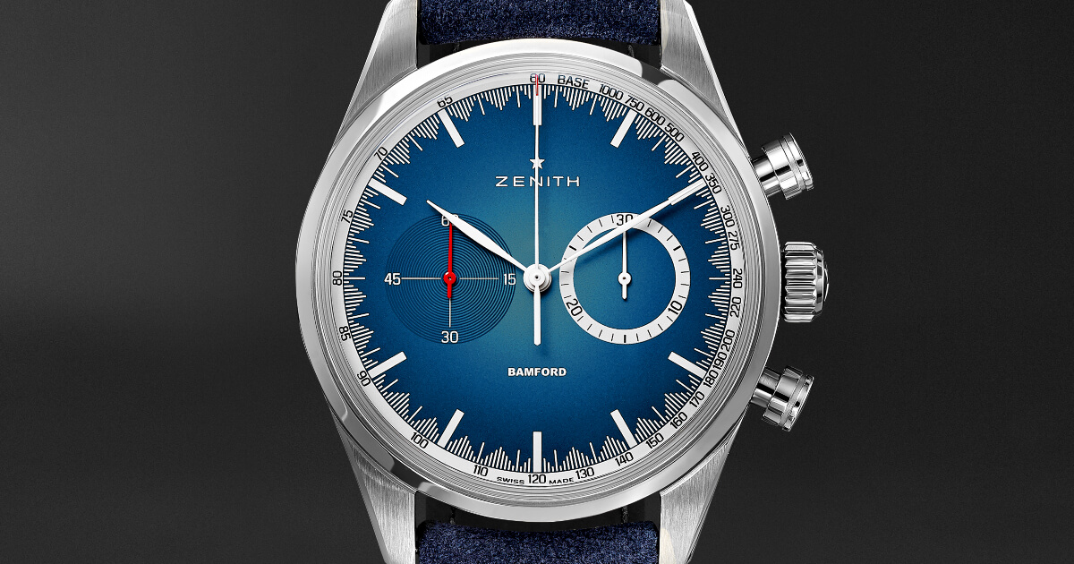 Mr Porter Partners With Zenith And Bamford Watch Department To Create A Limited-Edition