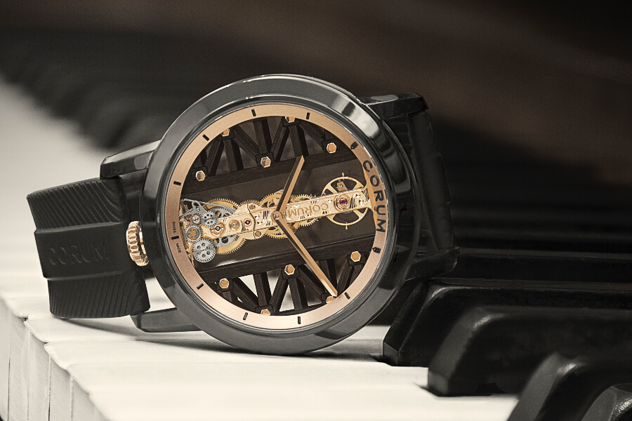 Corum Golden Bridge Titane DLC