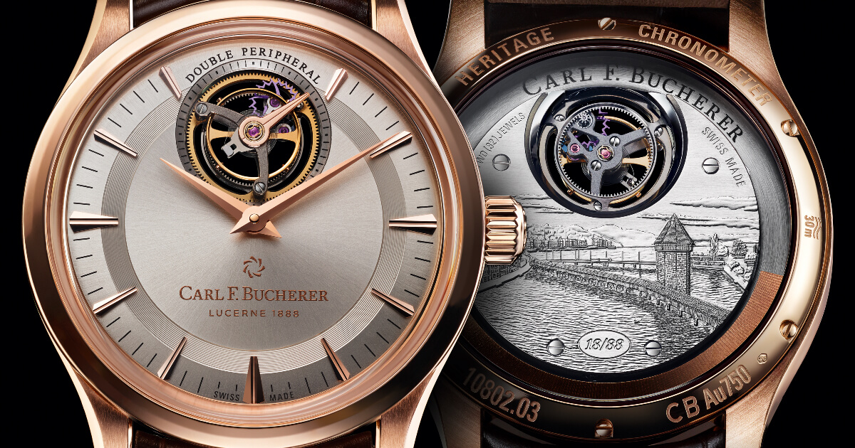 Carl F. Bucherer Heritage Tourbillon Double Peripheral Limited Edition (Pictures and Price)