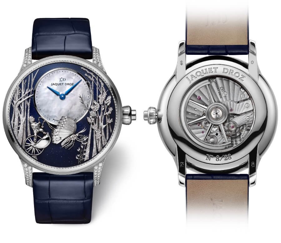 Jaquet Droz Loving Butterfly Automaton Movement