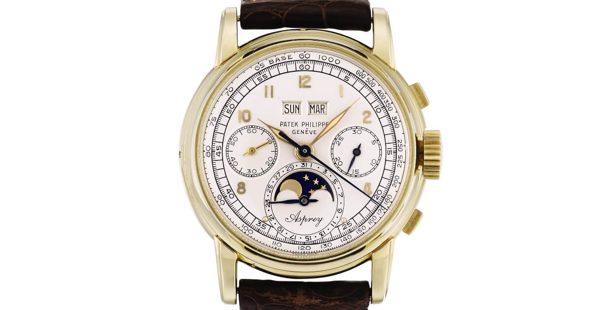 Patek Philippe Reference 2499 “The Asprey” Sold For $3.9 Million