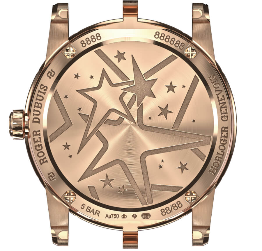 Roger Dubuis Excalibur 36 Shooting Star Timepiece Case Back