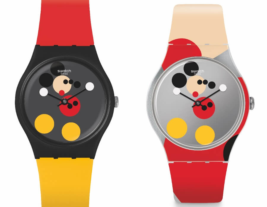 Swatch Spot Mickey and Mirror Spot Mickey