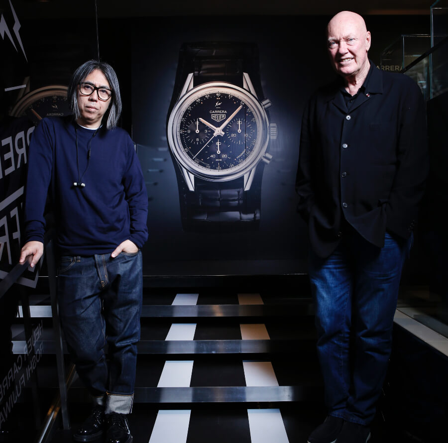 Hiroshi Fujiwara and Jean-Claude Biver