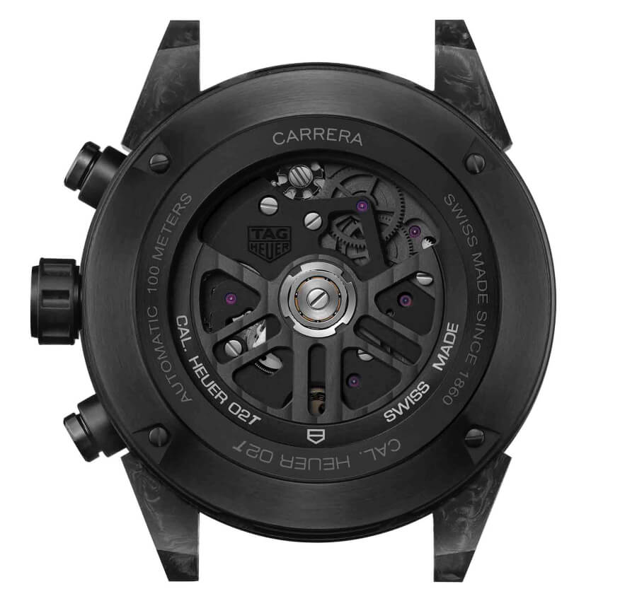 TAG Heuer Calibre Heuer 02 tourbillon manufacture movement
