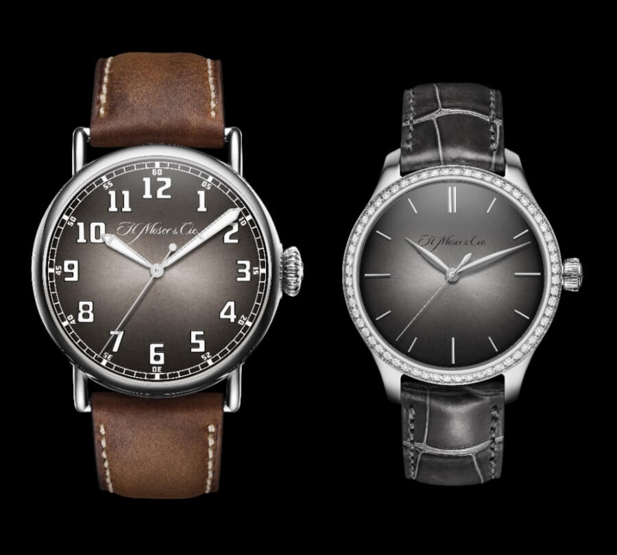 H. Moser & Cie. Heritage Bucherer Blue Editions and Endeavour Diamonds Bucherer Blue Editions