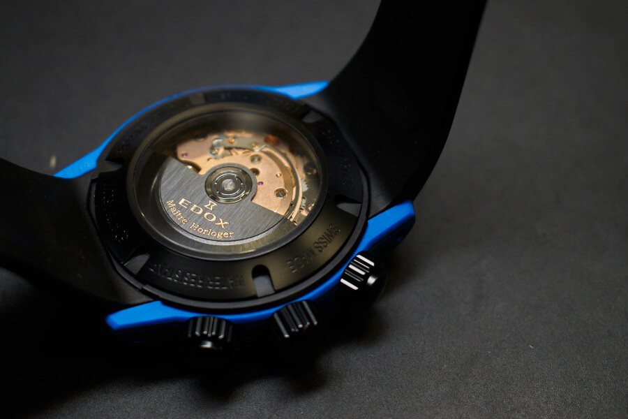 Edox Co-1 Carbon Chronograph Automatic ovement