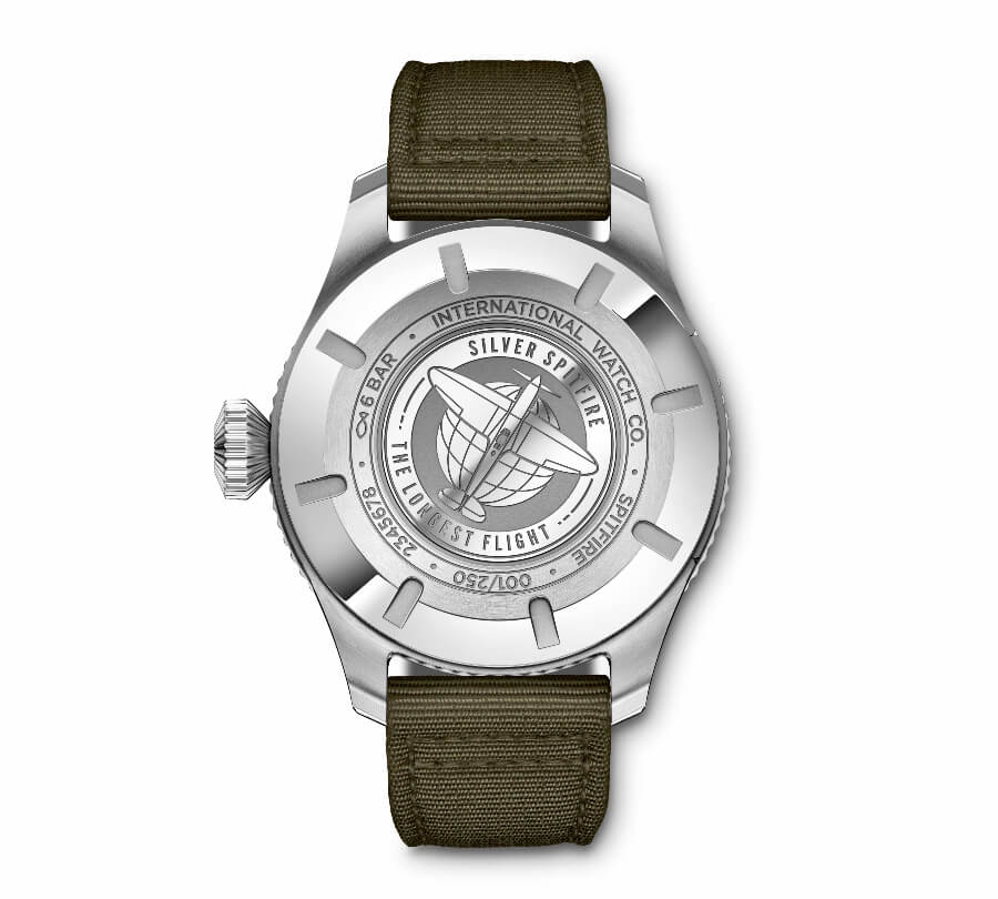 IWC Pilot’s Watch Timezoner Spitfire Edition The Longest Flight Case Back