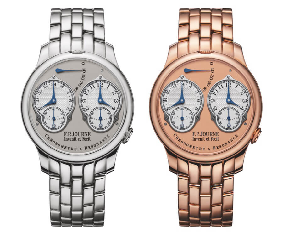 The New F.P. Journe Chronometre A Resonance With Analog 24 Hour Display