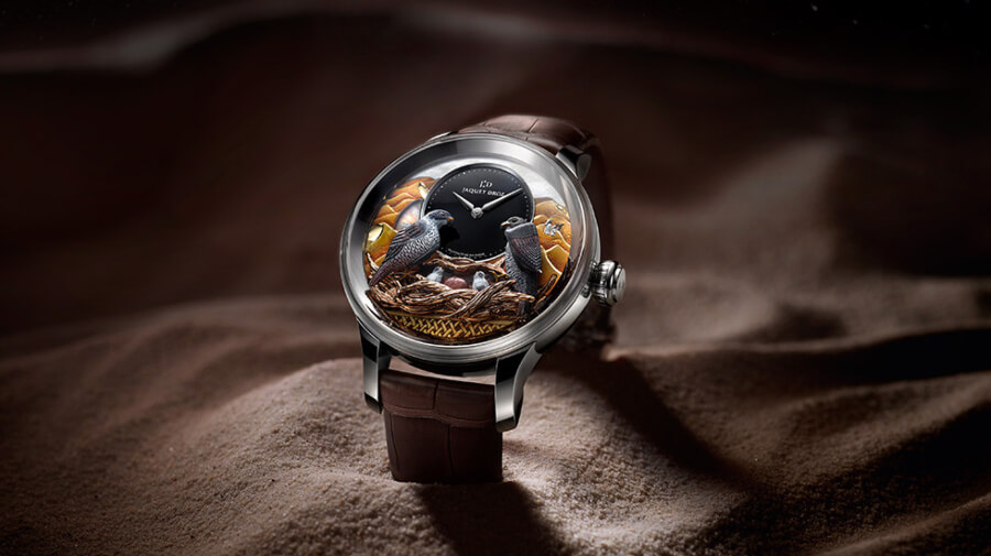 The New Jaquet Droz Bird Repeater Falcon