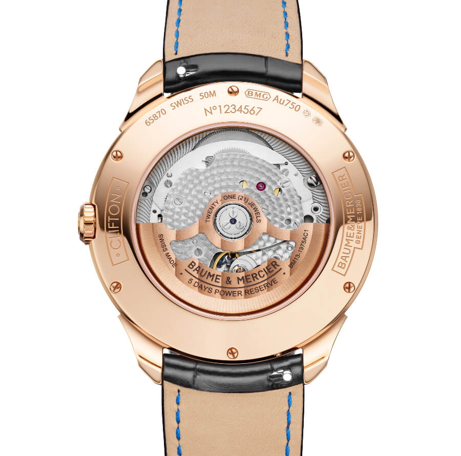 Baume & Mercier Clifton Baumatic Perpetual Calendar Movement