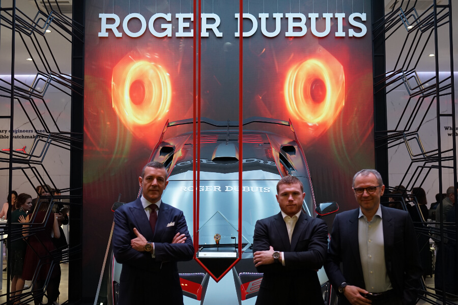 Nicola Andreatta - CEO of Roger Dubuis, El Canelo & Stefano Domenicali - CEO of Lamborghini