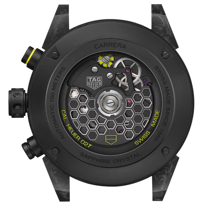 TAG Heuer Carrera Calibre Heuer 02T Tourbillon Nanograph Movement