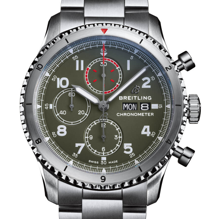 Breitling Aviator 8 Chronograph 43 Curtiss Warhawk Review