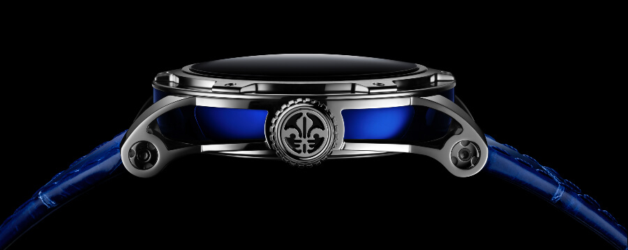 Louis Moinet Mogador Case and Crown