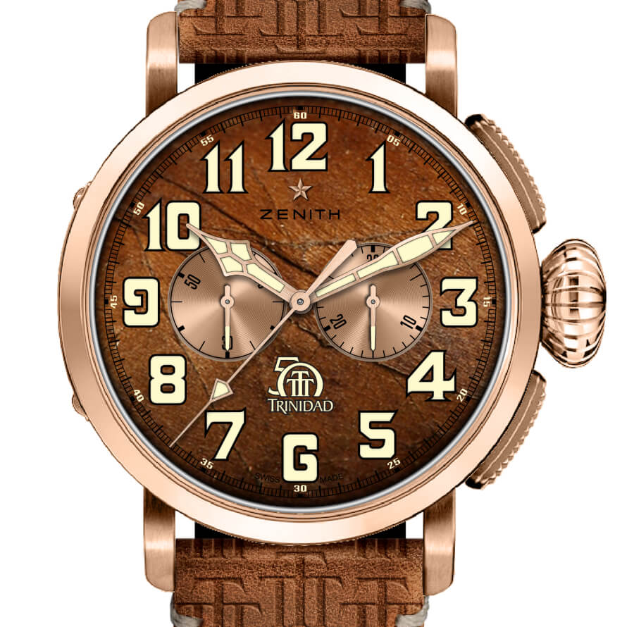 Zenith Pilot Type 20 Chronograph Trinidad Edition Rose Gold Version