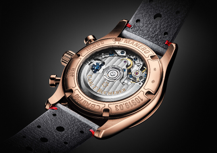 Carl F. Bucherer Manero Flyback in 18 k rose gold case Movement