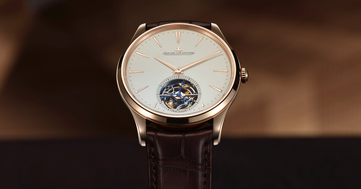 Jaeger-LeCoultre Master Ultra Thin Tourbillon In Pink Gold