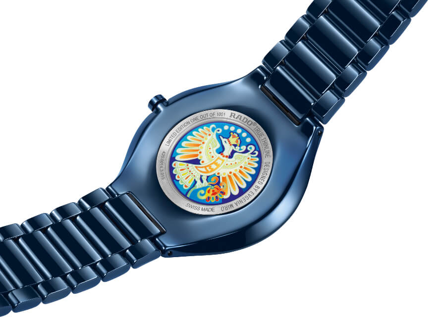 Rado True Thinline My Bird Limited Edition Case Back